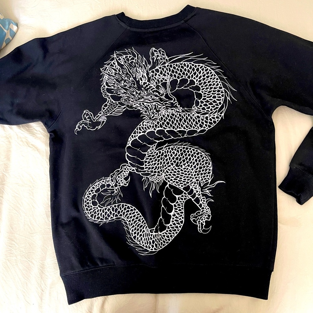 DOPE Dragon Embroidered Sweatshirt